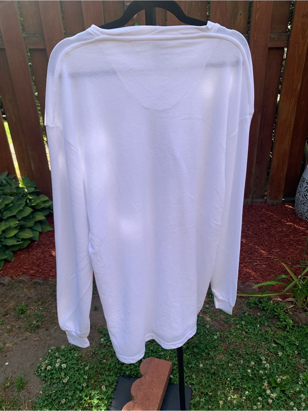 Galaxy By Harvic White Long Sleeve V-Neck Men's Shirt - Picture 7 of 7